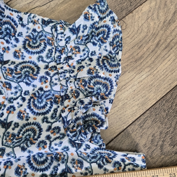 J. Crew Womens Large Ruffle Sleeve Blouse - Picture 9 of 11